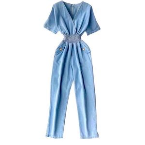 Denim Romper